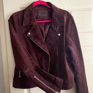 Blanknyc suede moto jacket